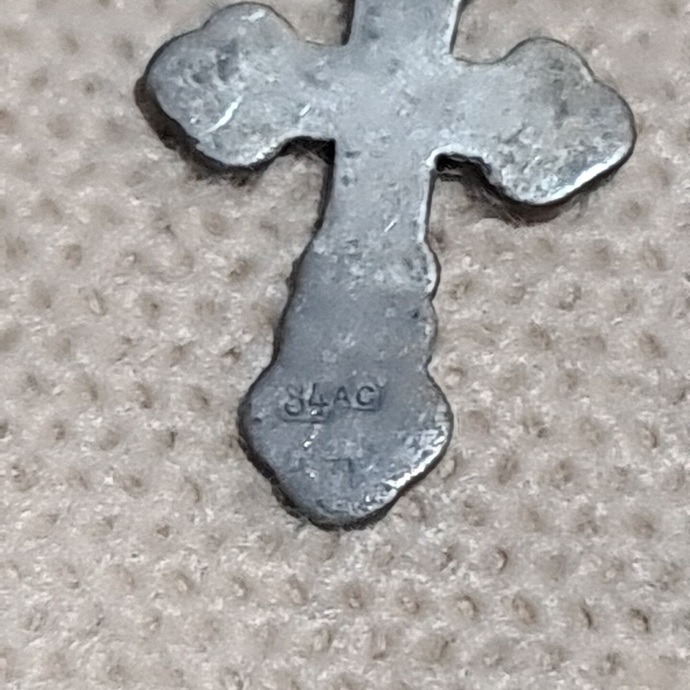 ANCIENT IMPERIAL RUSSIAN 84 SILVER cross