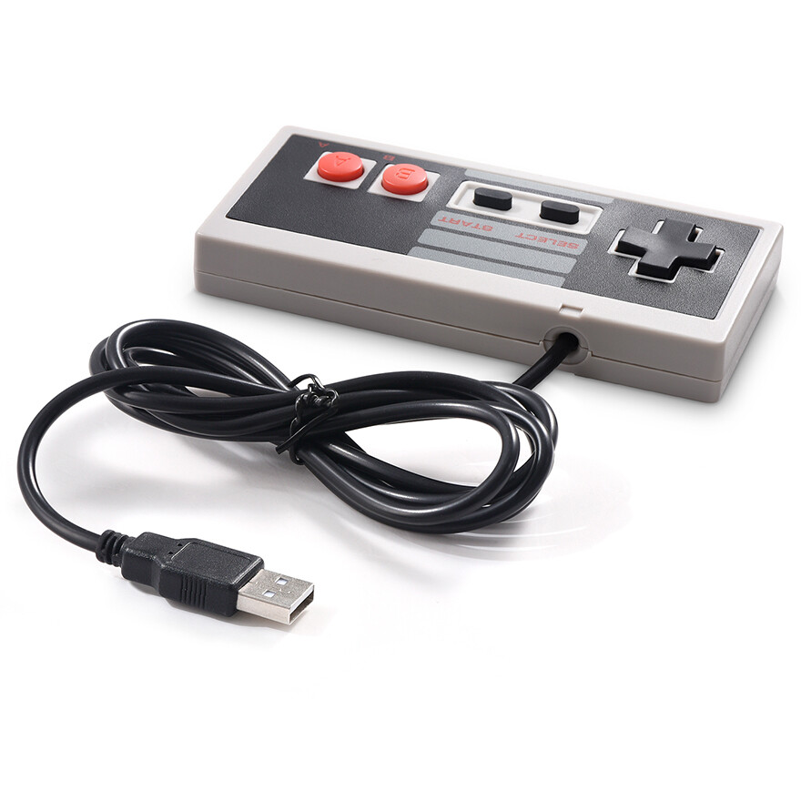 2Pack 2.4 GHz Wireless / Wired USB NES Controller Joystick for Windows PC Mac