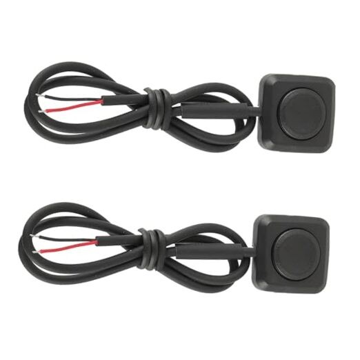 2PCS Momentary Push Button Switch, 12V/24V Mini Push Mini-Button switch 2P