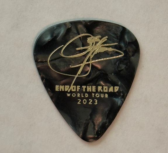 Kiss Guitar Pick Gene Simmons 2023 End of the Road Tour Madison Square Garden