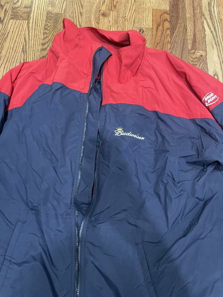 3XL Budweiser Outer Shell Jacket Distributor Coat Bud Light NLHB