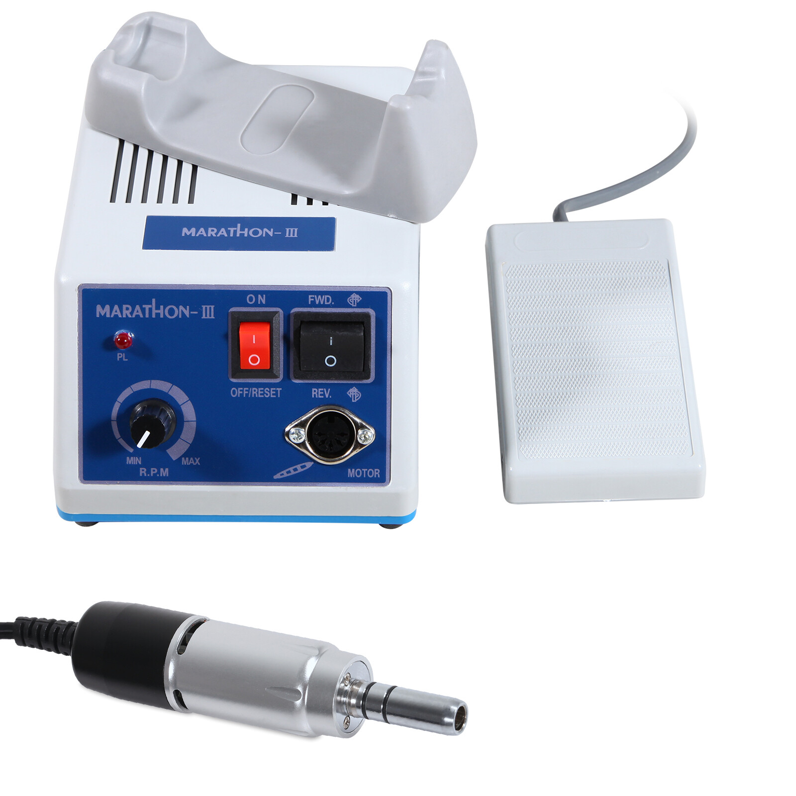 Dental Lab Marathon Electric Micromotor Polishing Unit + 35K rpm Motor Handpiece