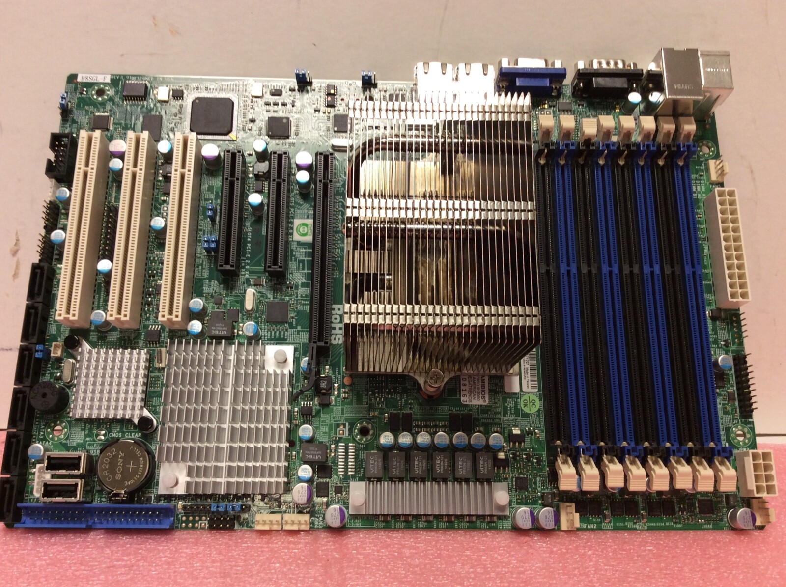 Super SuperMicro H8SGL-F Motherboard with CPU & Heatsink