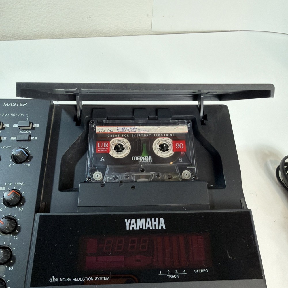 Yamaha MT4X Multitrack Cassette Recorder. Tested powers on functionality unknown