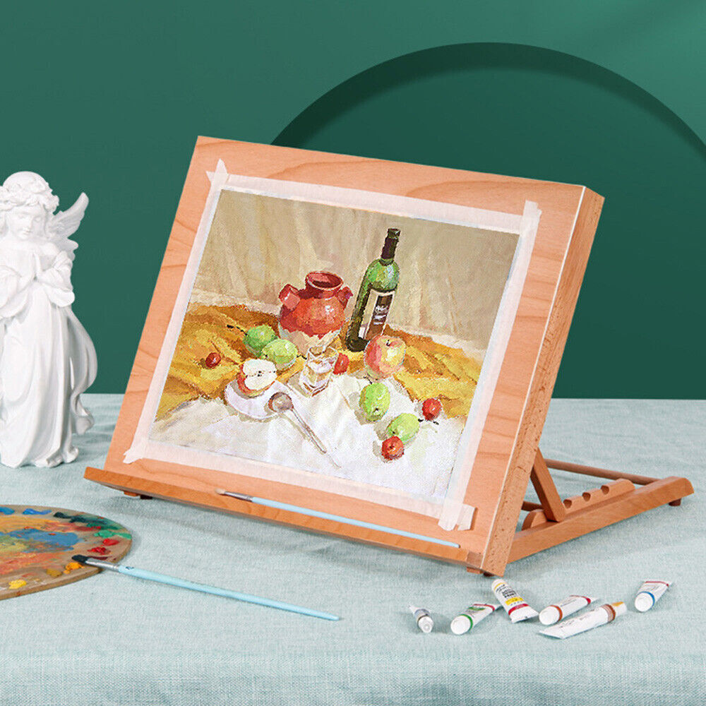 New Wood Adjustable Tabletop Desk Artist Easel Drawing Board Art Sketching Board