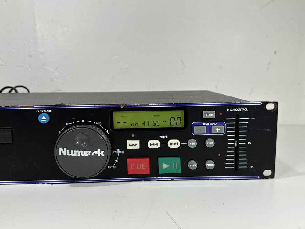 Numark CDN-12 Professional Compact Disc Player ~ Power On / No Eject / AS-IS