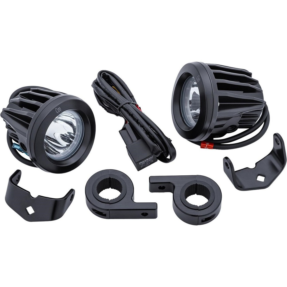 CIRO Spotlight w/ Engine Guard Mount Black 45019