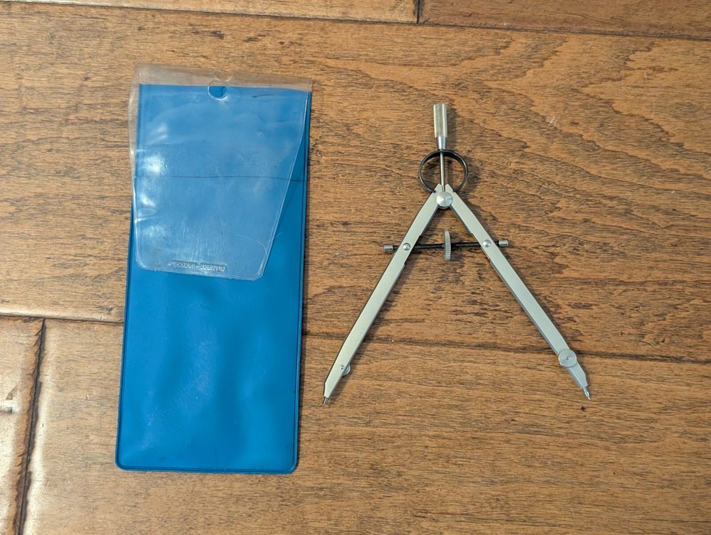 VTG Staedtler Mars 6" MasterBow Compass Model 551 40 WP Made in Germany Drafting