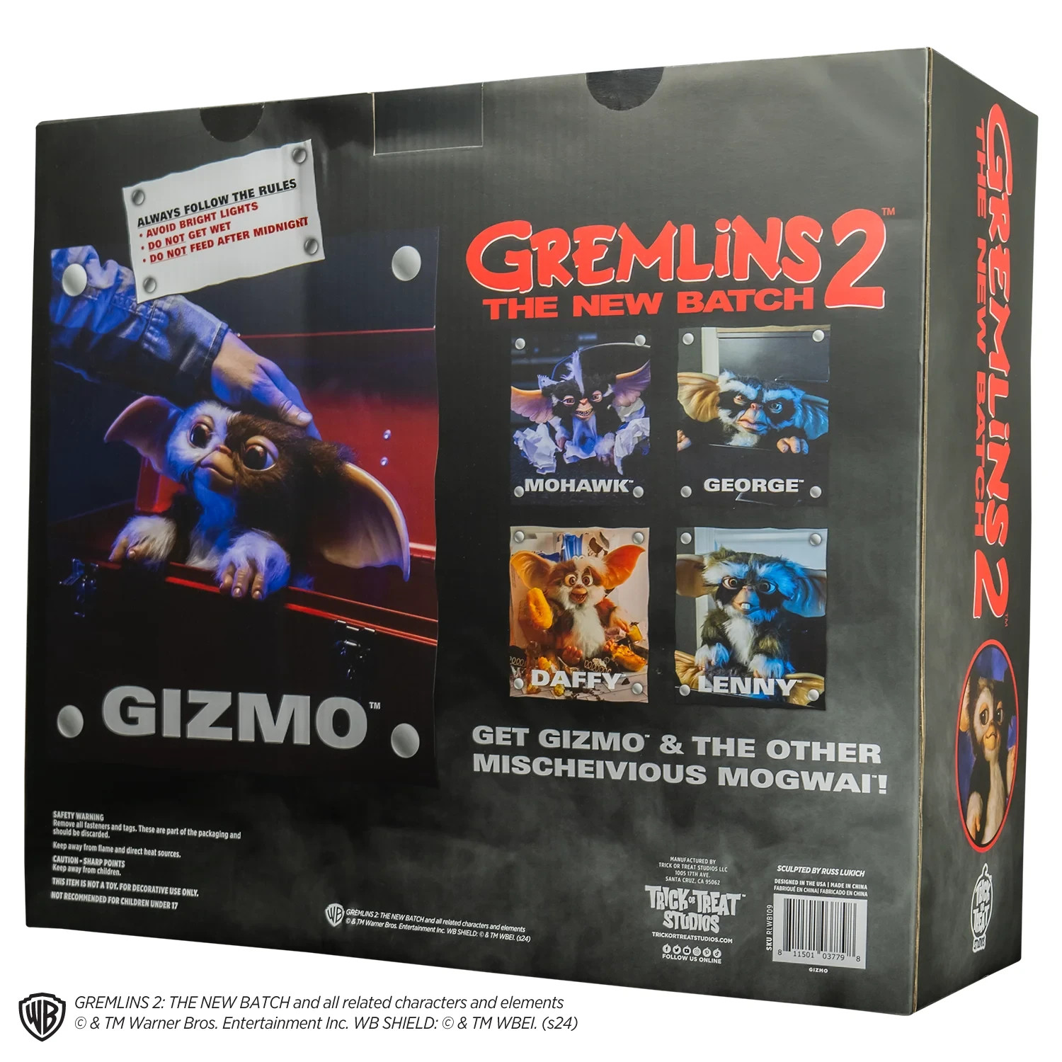 Trick Or Treat Studios Gremlins 2 Movie The New Batch Gizmo Mogwai Prop Replica