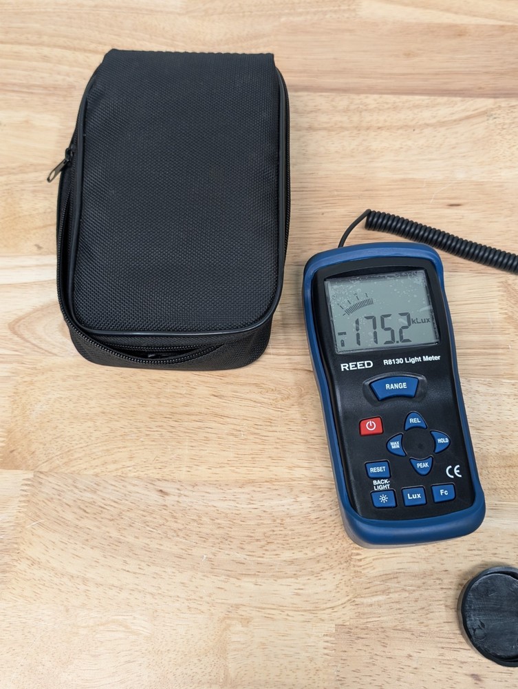 Reed Instruments R8130 Lightmeter, +/-5%Light Acc", Fullsize