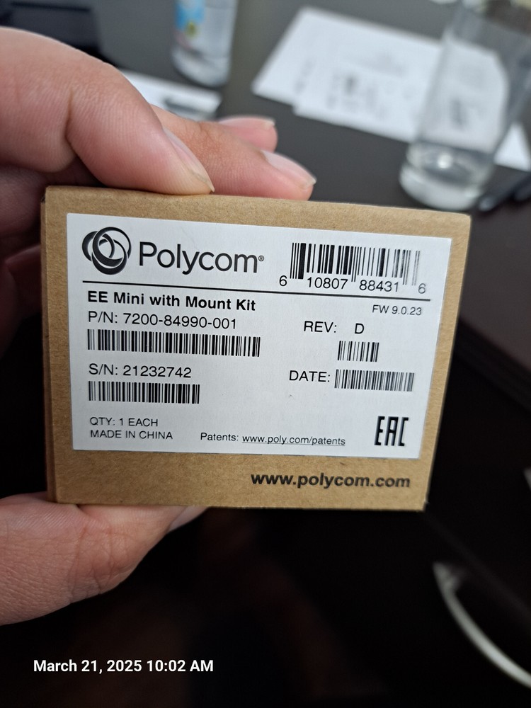 Polycom Eagle Eye Mini USB Camera with Mount Kit 7200-84990-001
