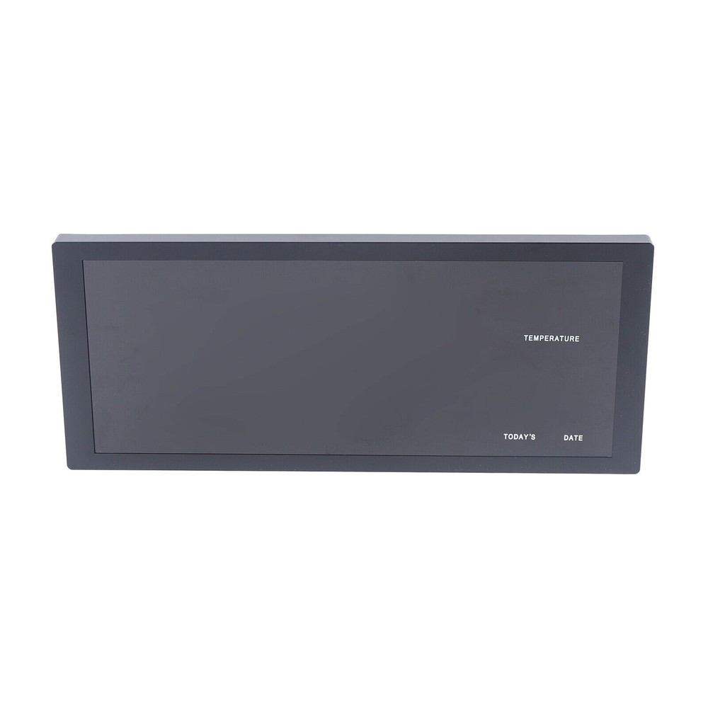 Digital Wall Clock Large Display with Time Date Temperature LED Digital