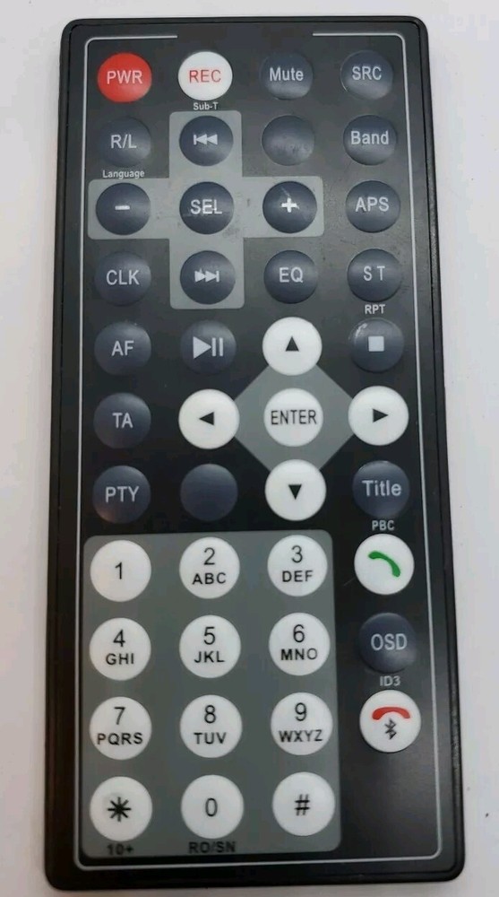 Original DP Audio DZP905 DP353 DP301BL Remote Control