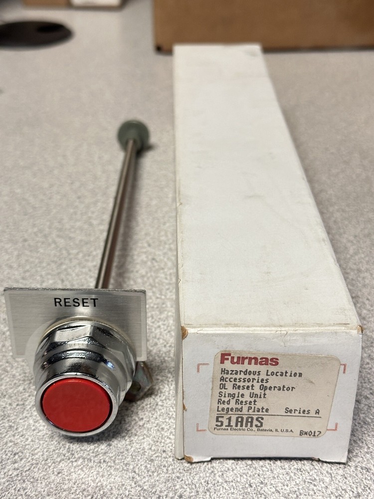 NEW FURNAS 51AAS OVERLOAD RESET OPERATOR KIT RED