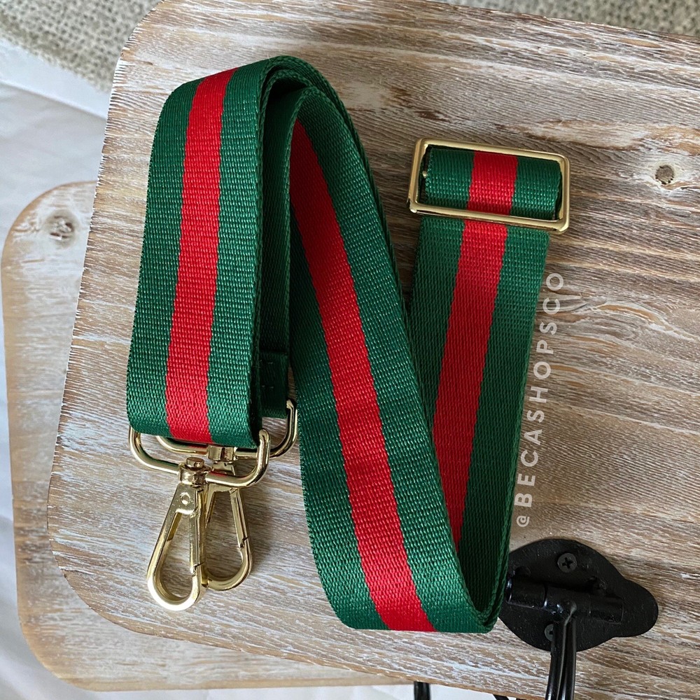 Red and Green Web Canvas Strap Replacement