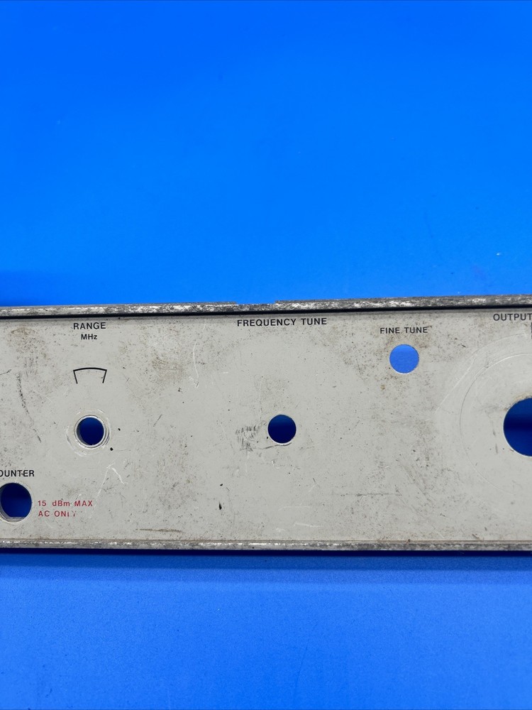 HP 8640B FRONT PANEL FOR SIGNAL GENERATOR - NICE!!