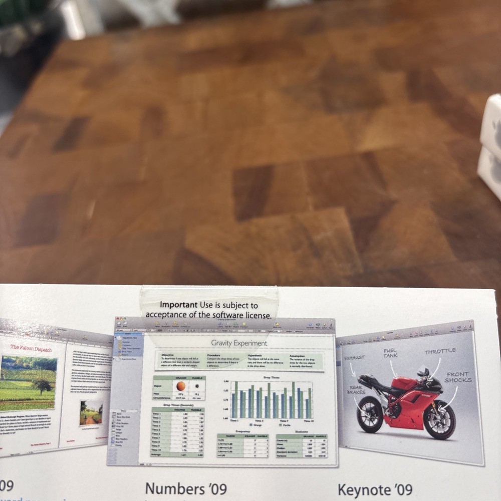 Apple iLife 09 iWork 09 iWork 08 Mac DVD Software Bundle w Boxes Discs