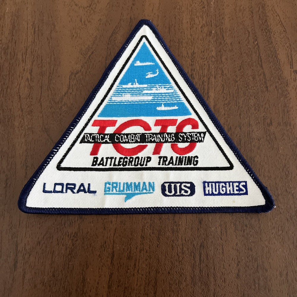 Grumman,loral,Uis, Hughs Battlegroup Tactical Combat Training System Patch