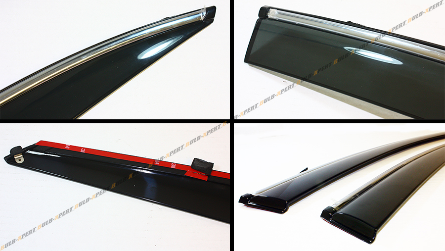 FOR 2006-2013 LEXUS IS250 IS350 IS-F SLIM VIP STYLE CLIP ON SMOKED WINDOW VISOR
