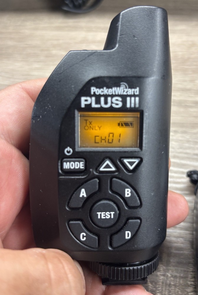 PocketWizard Plus III Model P3-FCC  Wireless Flash Trigger Transmiter