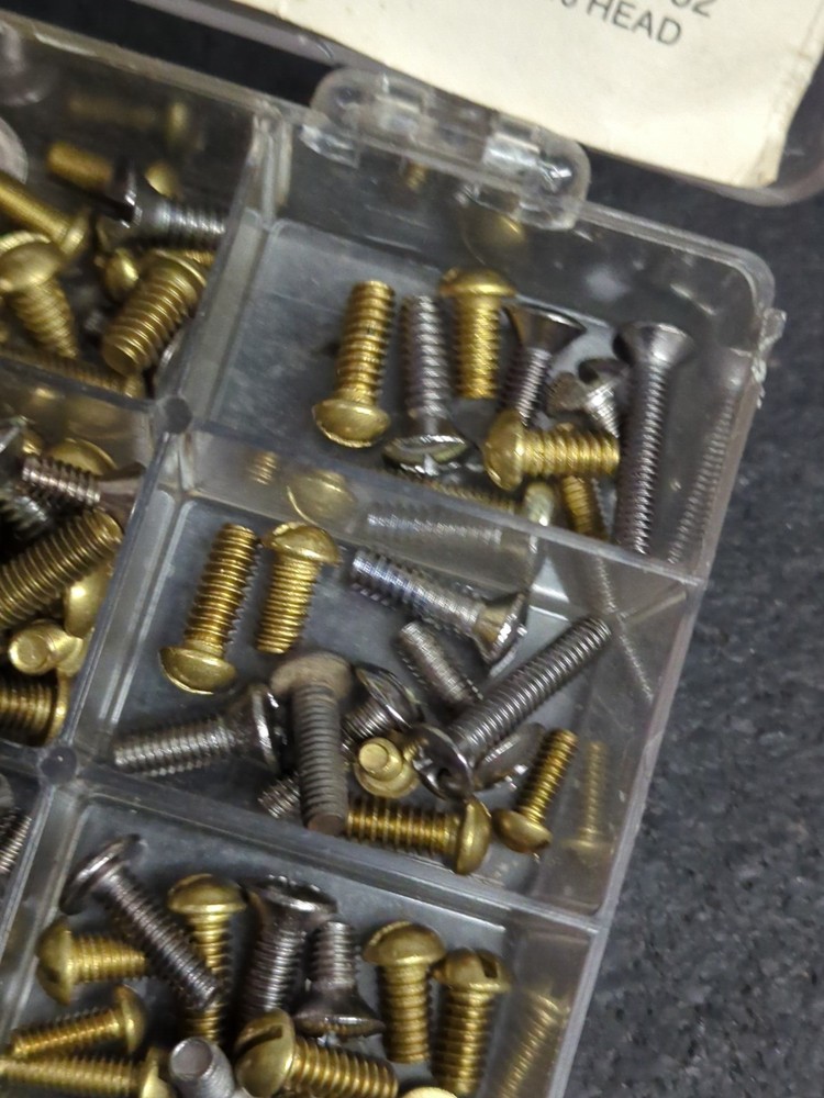 Bibb Screw Kit, Brass Assortment