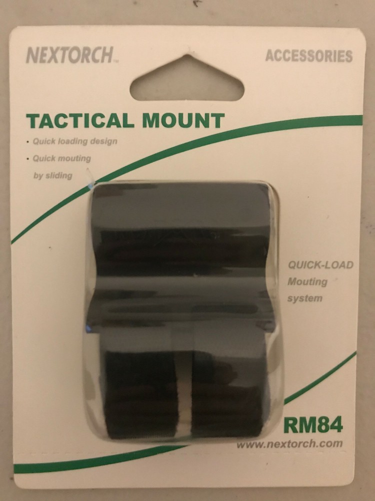 NexTorch Quick-Load Mounting System Black Durable Nylon Tactical Mount RM84