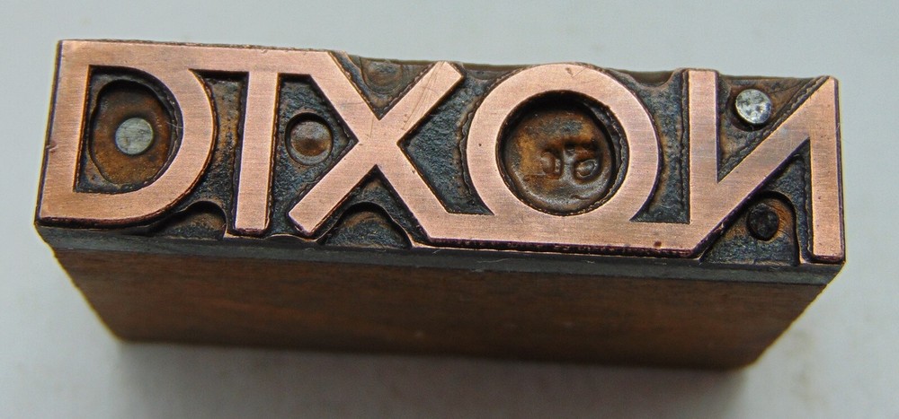 Printing Letterpress Printers Block Dixon