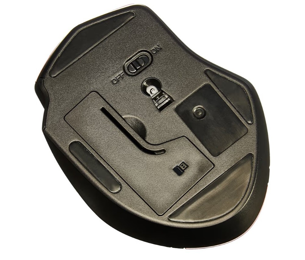 4pc OFFICE PACK Amazon Basics Ergonomic Wireless Mouse – 2.4 GHz Optical – NEW