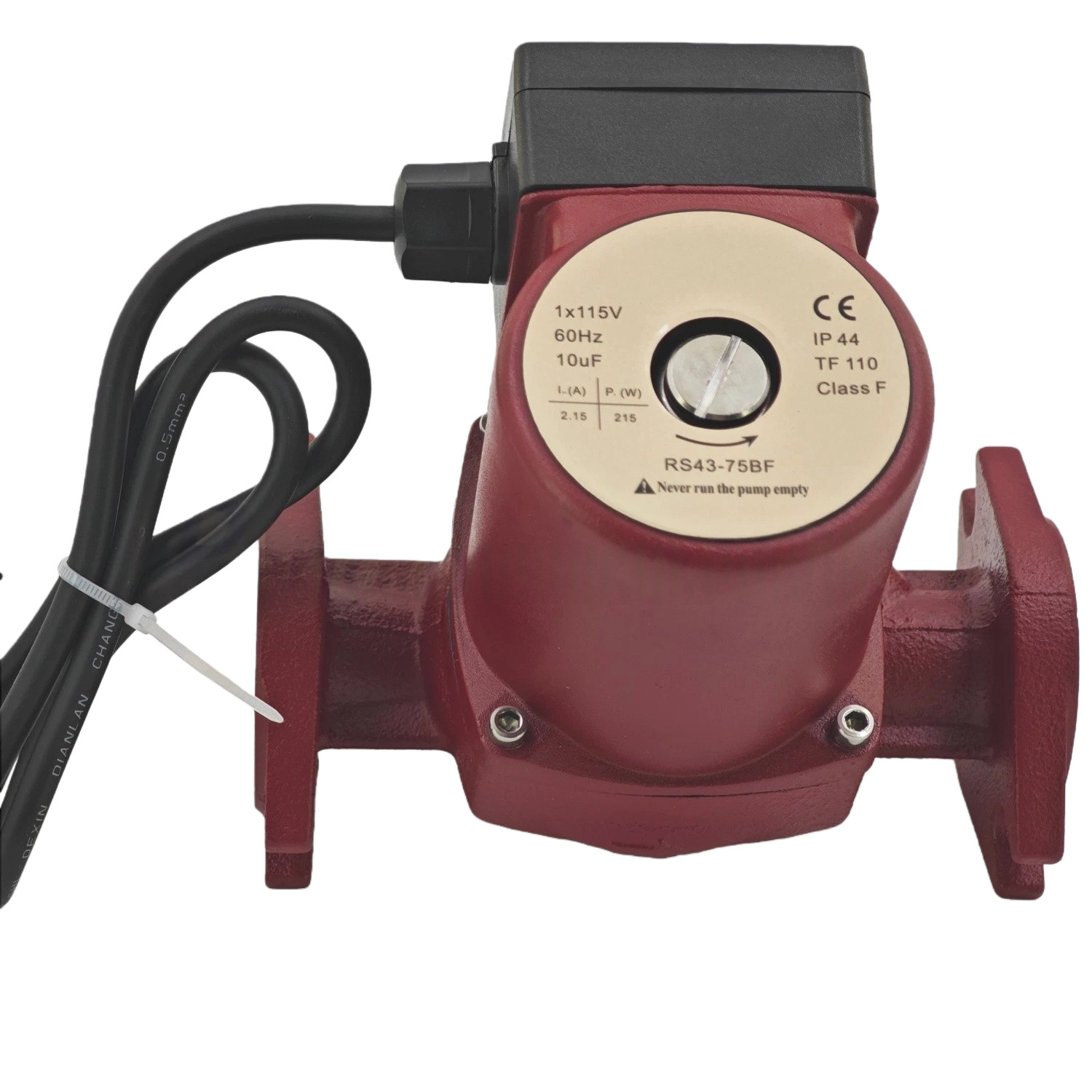 UP43-75BF Bronze Circulator Pump for Grundfos 115V 1-Speed 40.9GPM 1-1/2"Flange