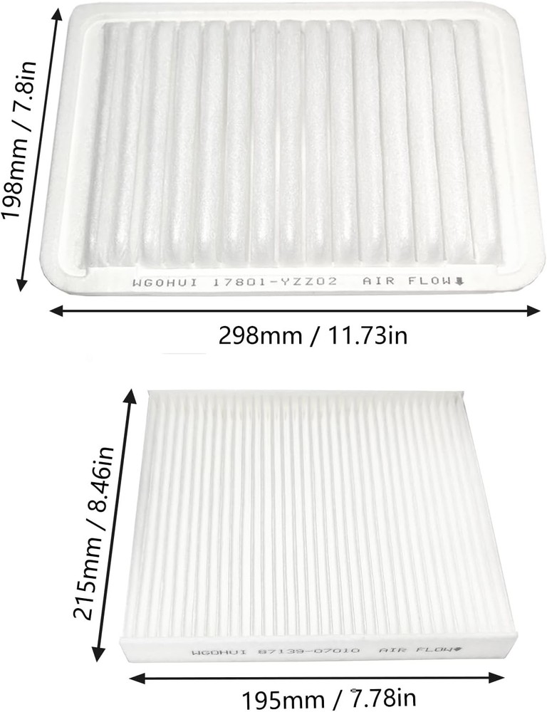 Cabin Air Filter Engine Filter Camry Venza CP285
