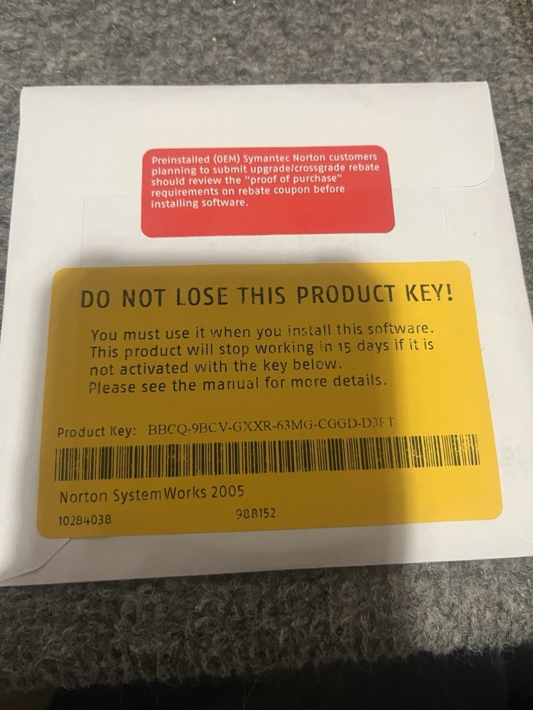 2005 Norton System Works New