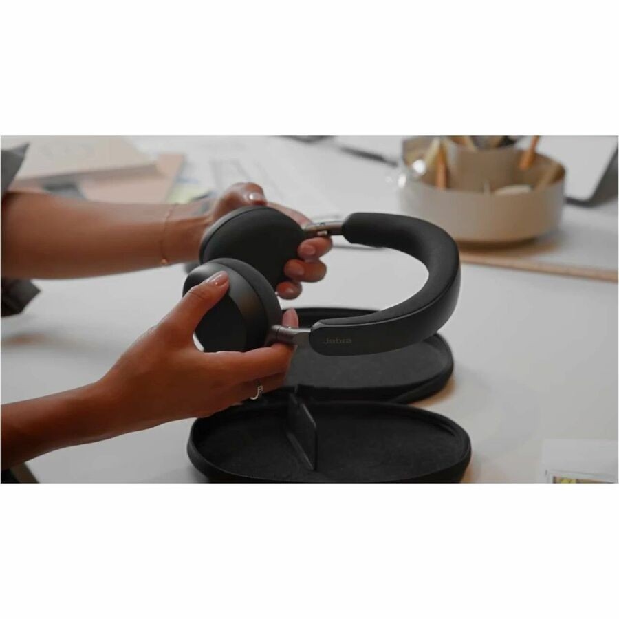 Jabra Evolve3 85 MS Teams Certified Wireless ANC Bluetooth Headset Black