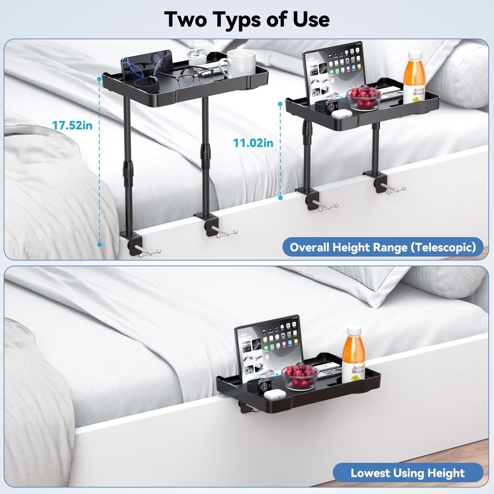 Bedside Shelf Bunk Bed Shelf Bedside Organizer Adjustable Height Top Bunk Bed...