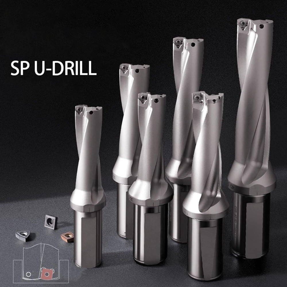 WC indexable Insert Drill (U Drill), 13mm-40mm Depth 3D Indexable Machinery CNC