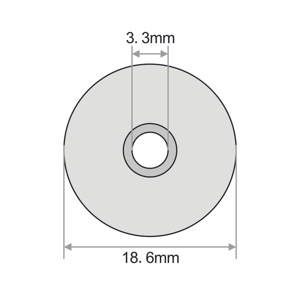 2PCS Black Bass Guitar String Tree Retainers String Guide Round Shape Metal