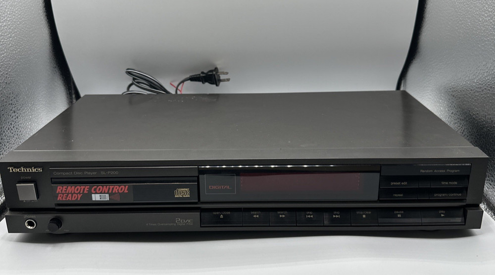 Technics SL-P200 Compact Disc Player Tested Working No Remote