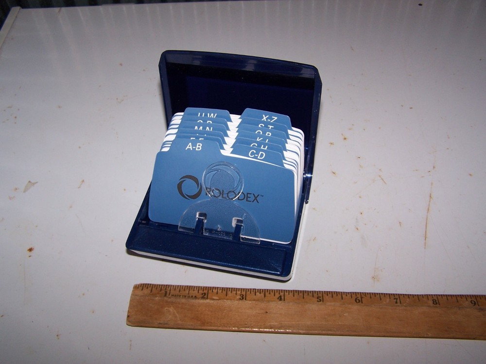 Blue Petite ROLODEX - Unused