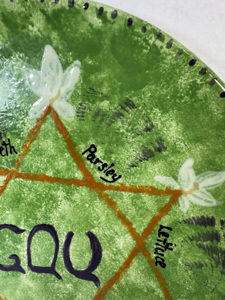 Hand Painted Passover Seder plate