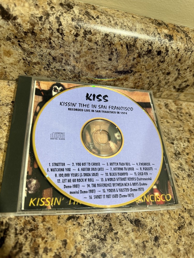 kiss “kissing time in san francisco” cd
