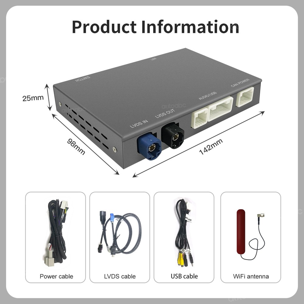 Wireless CarPlay Android Auto interface for Chevrolet Silverado Corvette Impala