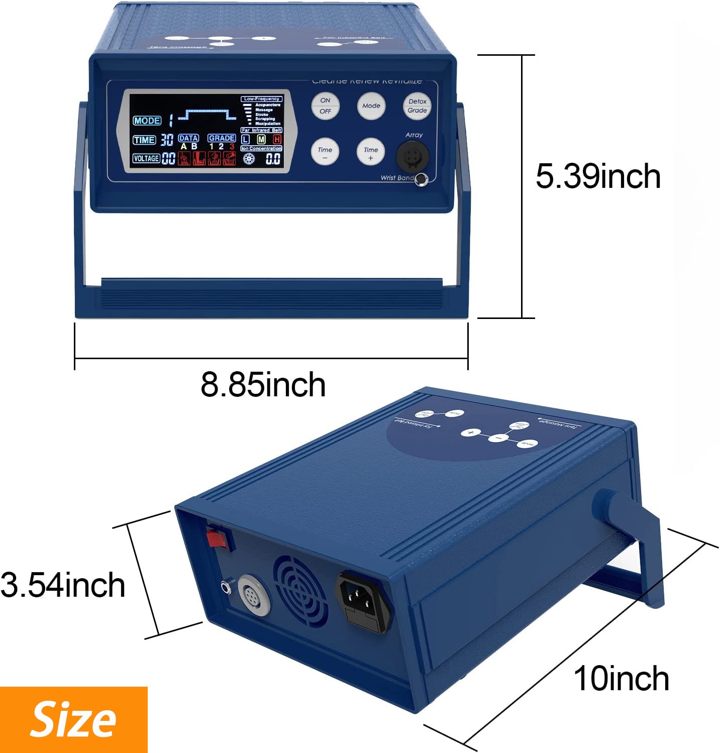 Ionic Foot Bath Detox Spa Machine, Lcd Display With 8 Detox Modes. Fast Shipping