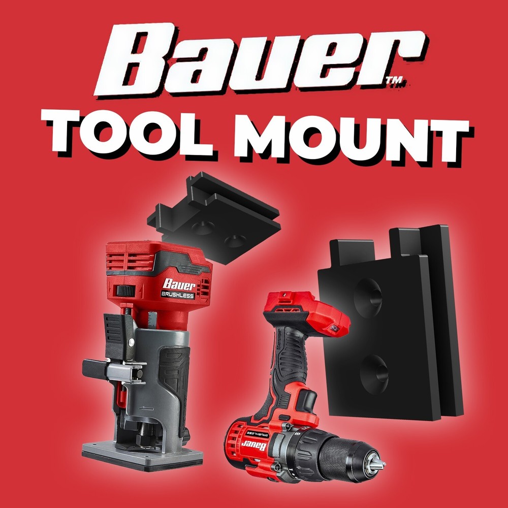 5 Pack - Bauer 20V Tool Mounts / Holders / Hangers / Brackets
