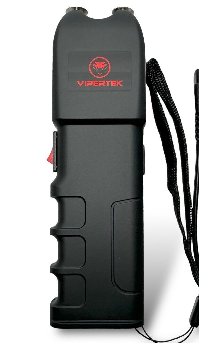 VIPERTEK Rechargeable Stun Gun w/ LED Light Self Defense