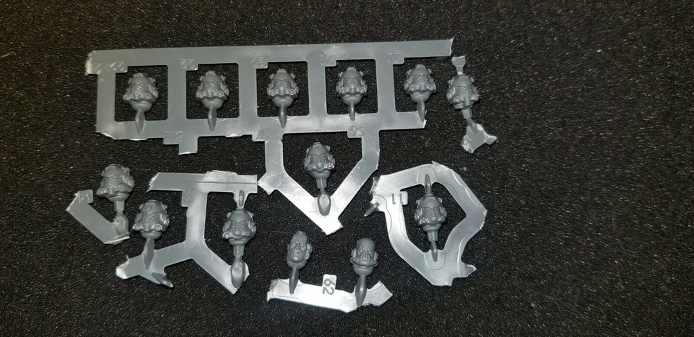 Primaris Space Marine Heavy Intercessor head Bits 40k