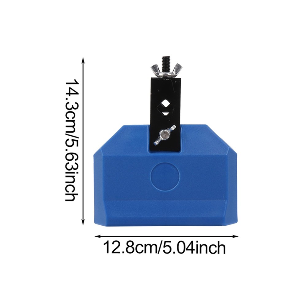 Yibuy Blue Plastic Percussion Instruments Block Percussion Jam Block