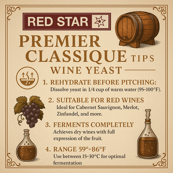 Red Star Red Star Premier Classique Wine Yeast