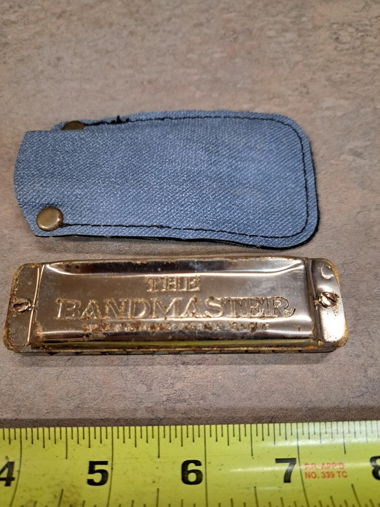 The Bandmaster Harmonica with Case