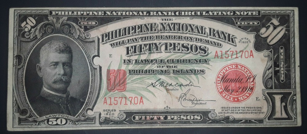 Philippines 50 Pesos 1920 P-49