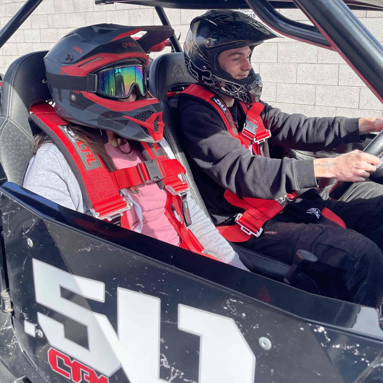 3" 4 Point Harness Auto Style Buckle Universal Fit UTV Sand Rail 4x4 RZR X3