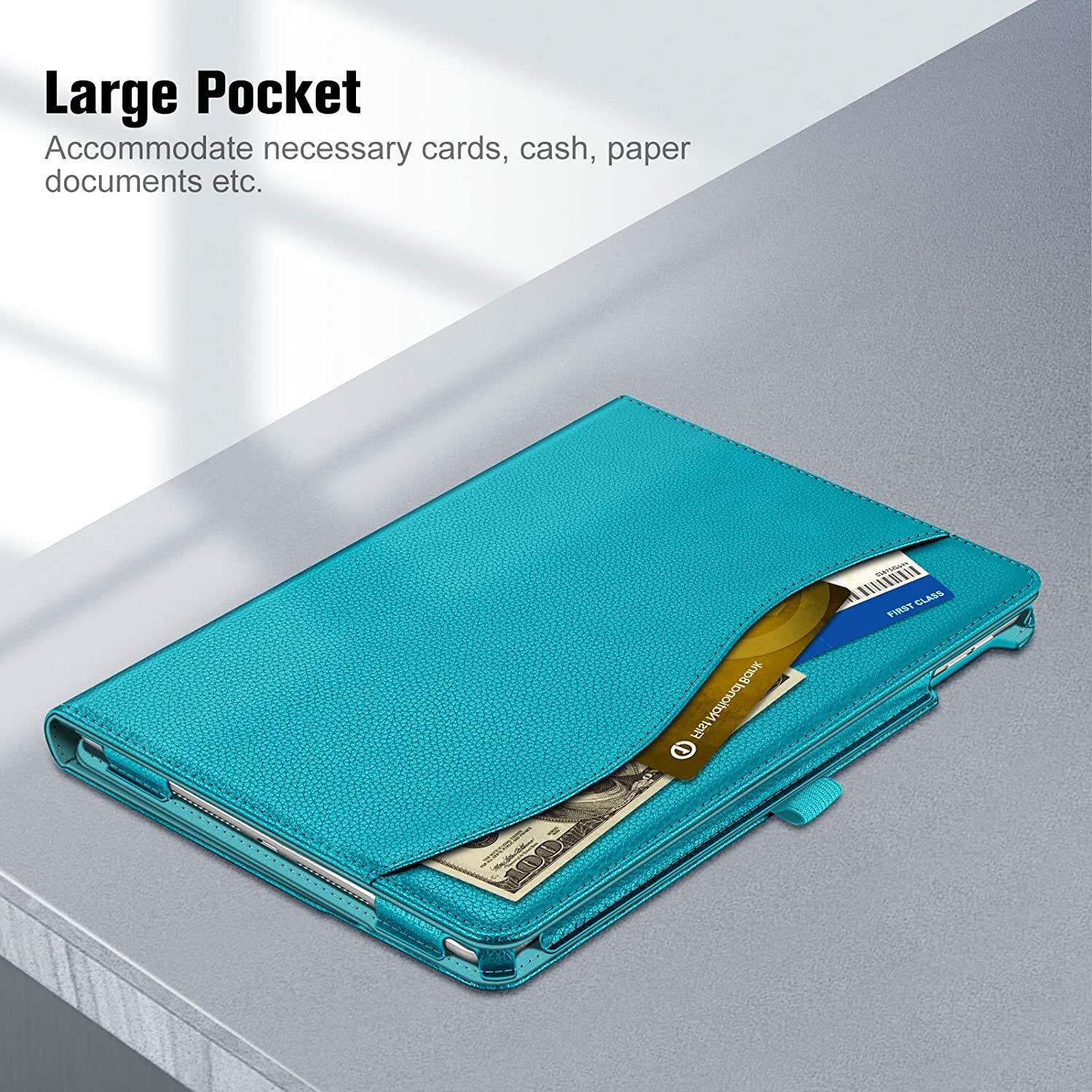 Case for iPad 9th/8th/7th Gen (2021/2020/2019) Multi-Angle Viewing Stand Cover